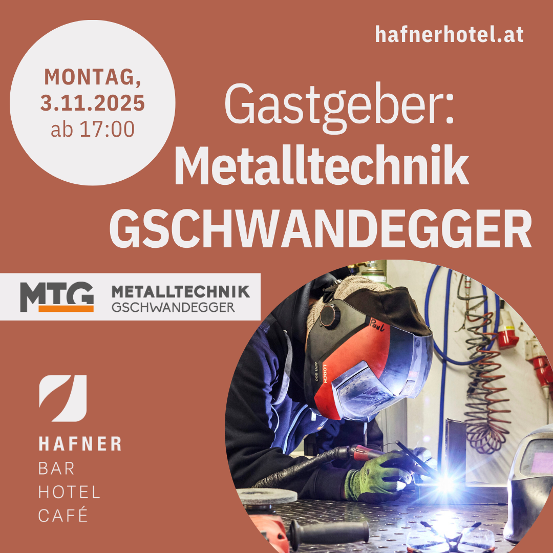MONDAY BUSINESS TALK - Gastgeber: Metalltechnik Gschwandegger