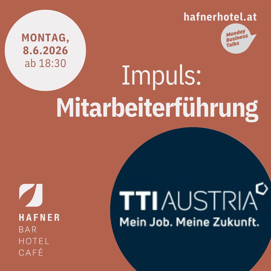 MONDAY BUSINESS TALK - Gastgeber: TTI Austria